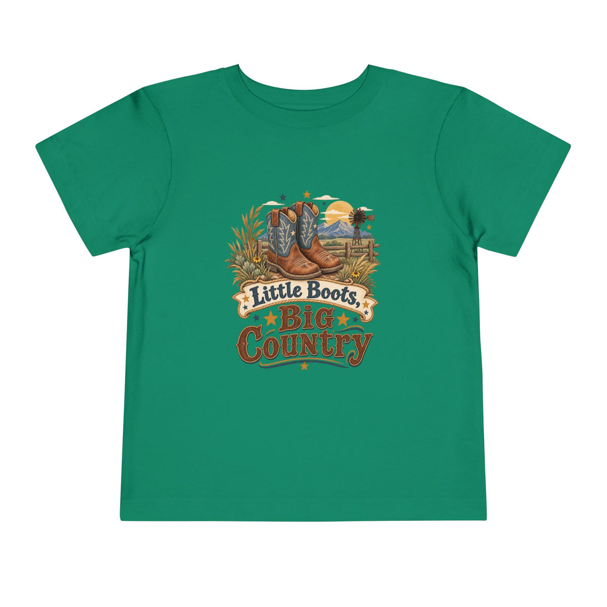 Little Boots Big Country Toddler Tee