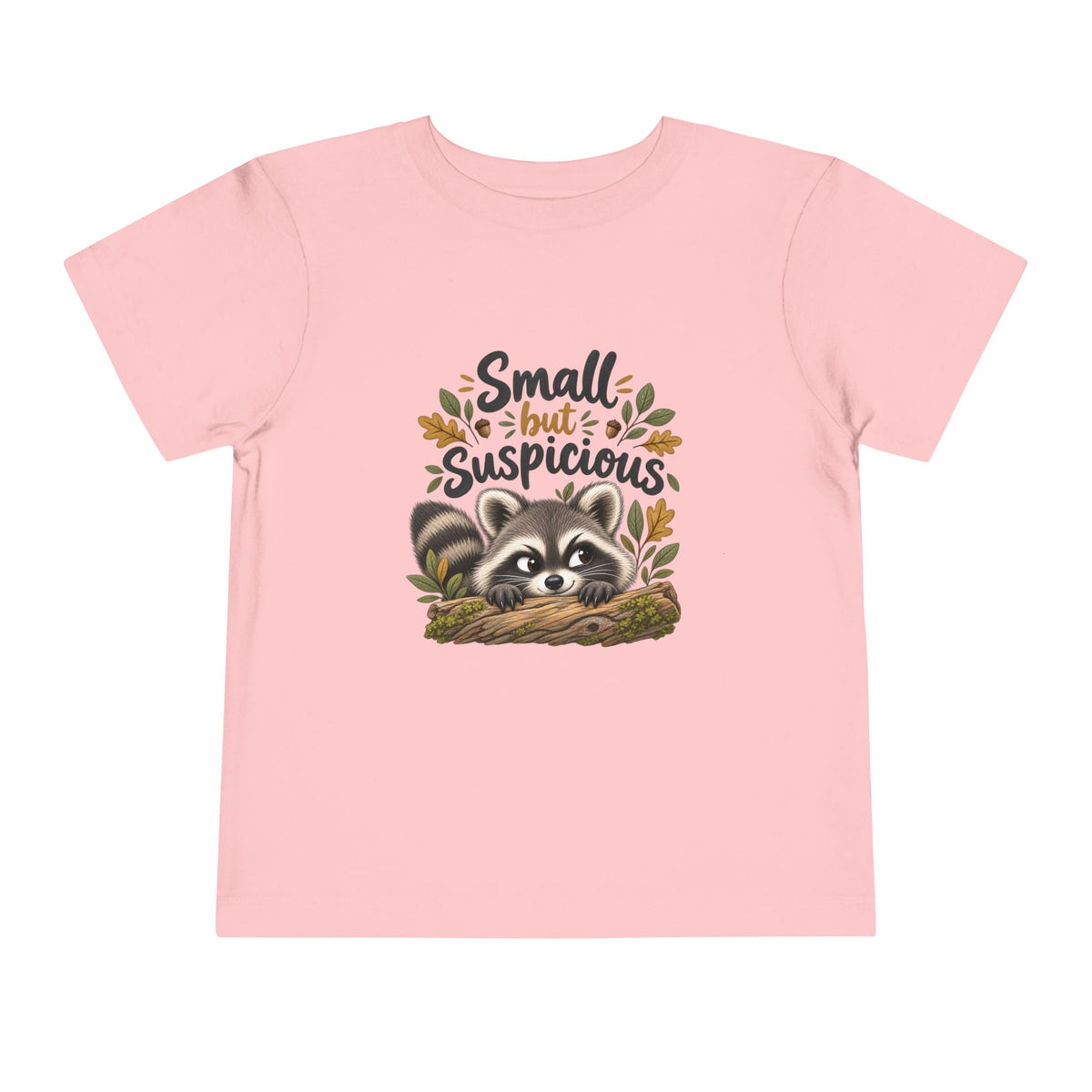 Small but Suspicious Raccoon Toddler Tee