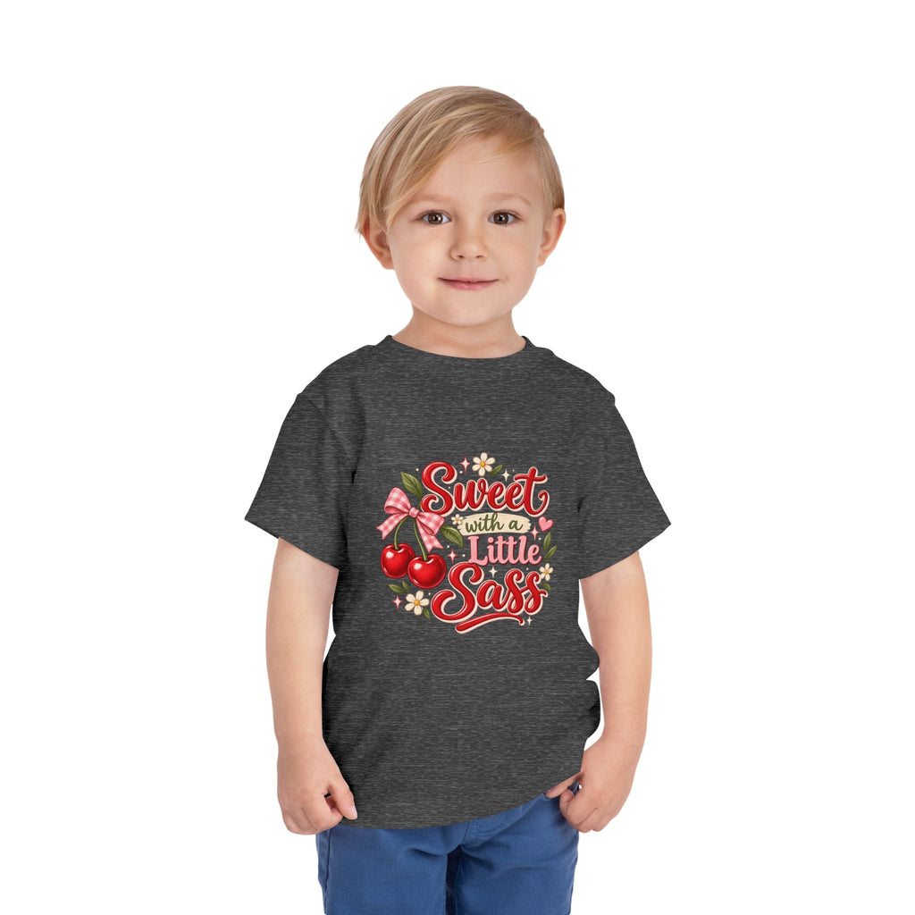 Sweet with a Little Sass Toddler Tee