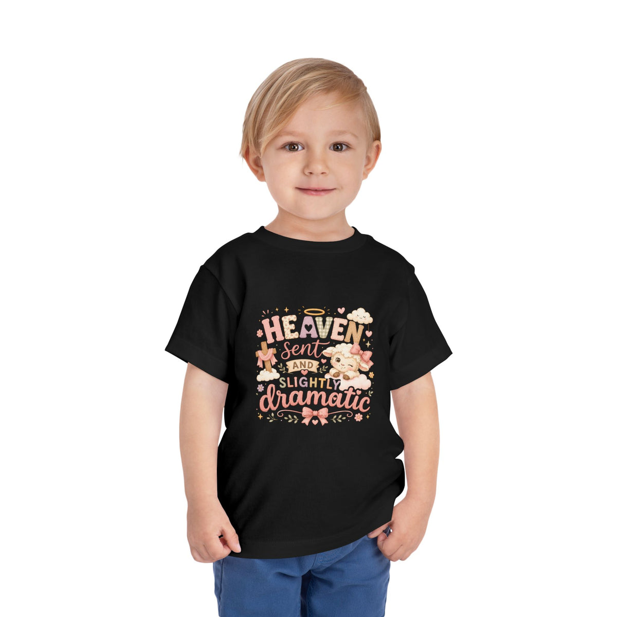 Heaven Sent and Slightly Dramatic Toddler Tee