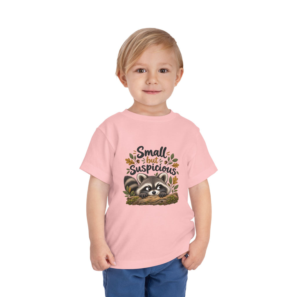 Small but Suspicious Raccoon Toddler Tee