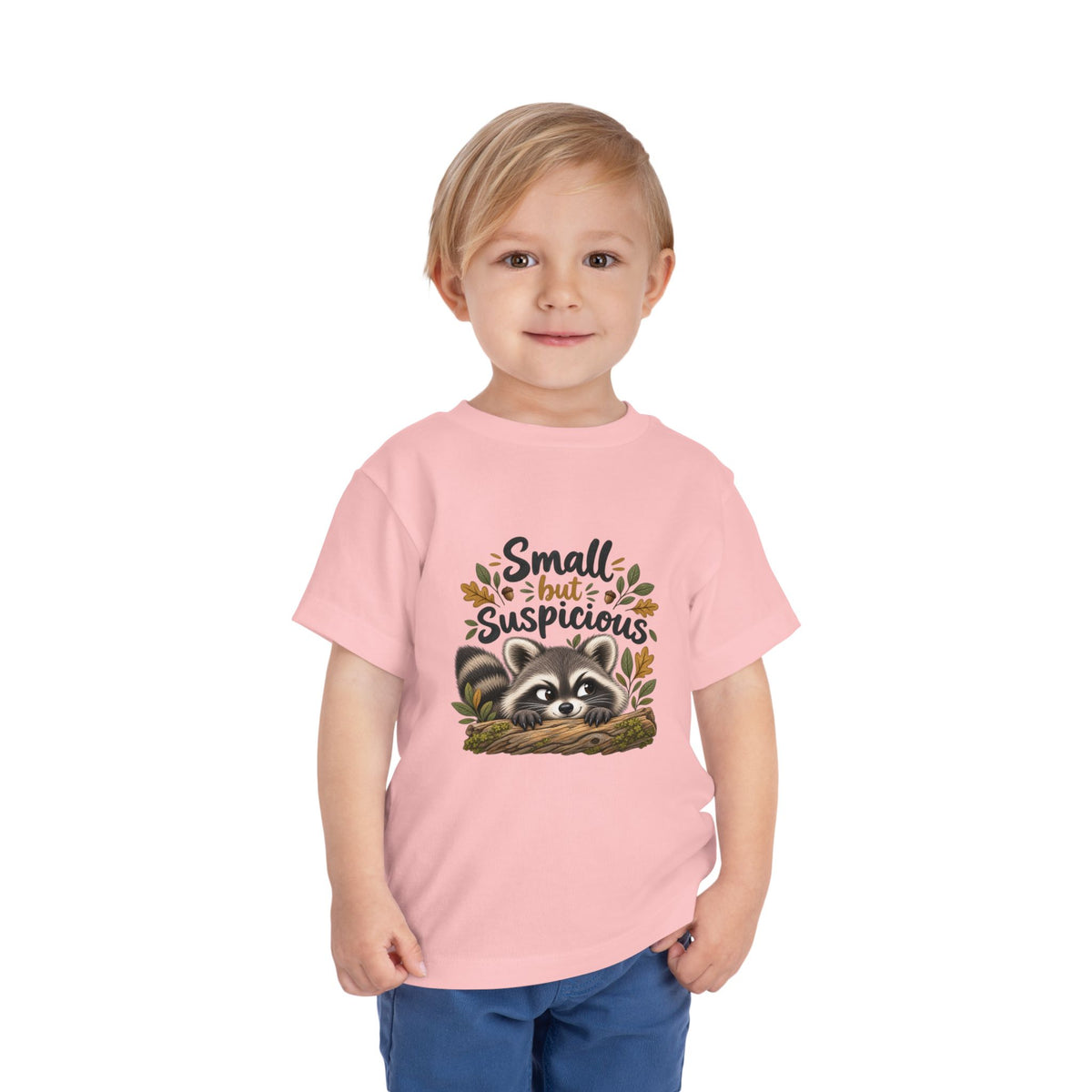 Small but Suspicious Raccoon Toddler Tee