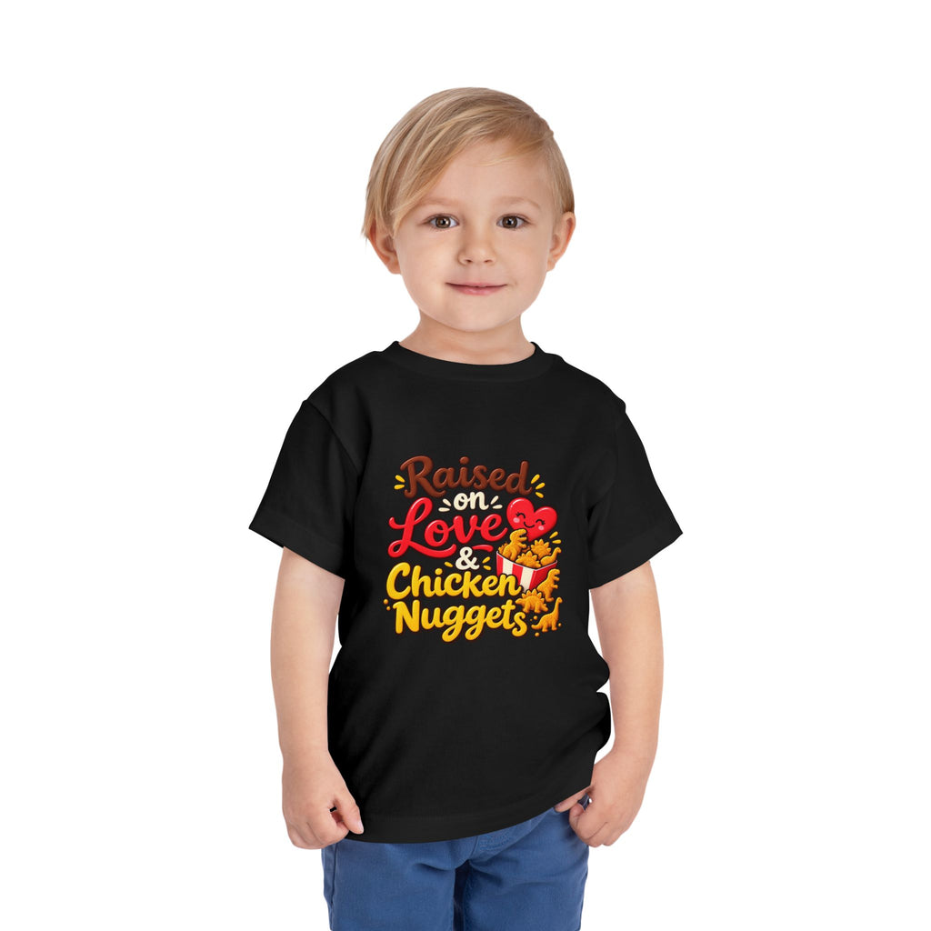 Raised on Love & Chicken Nuggets Toddler Tee