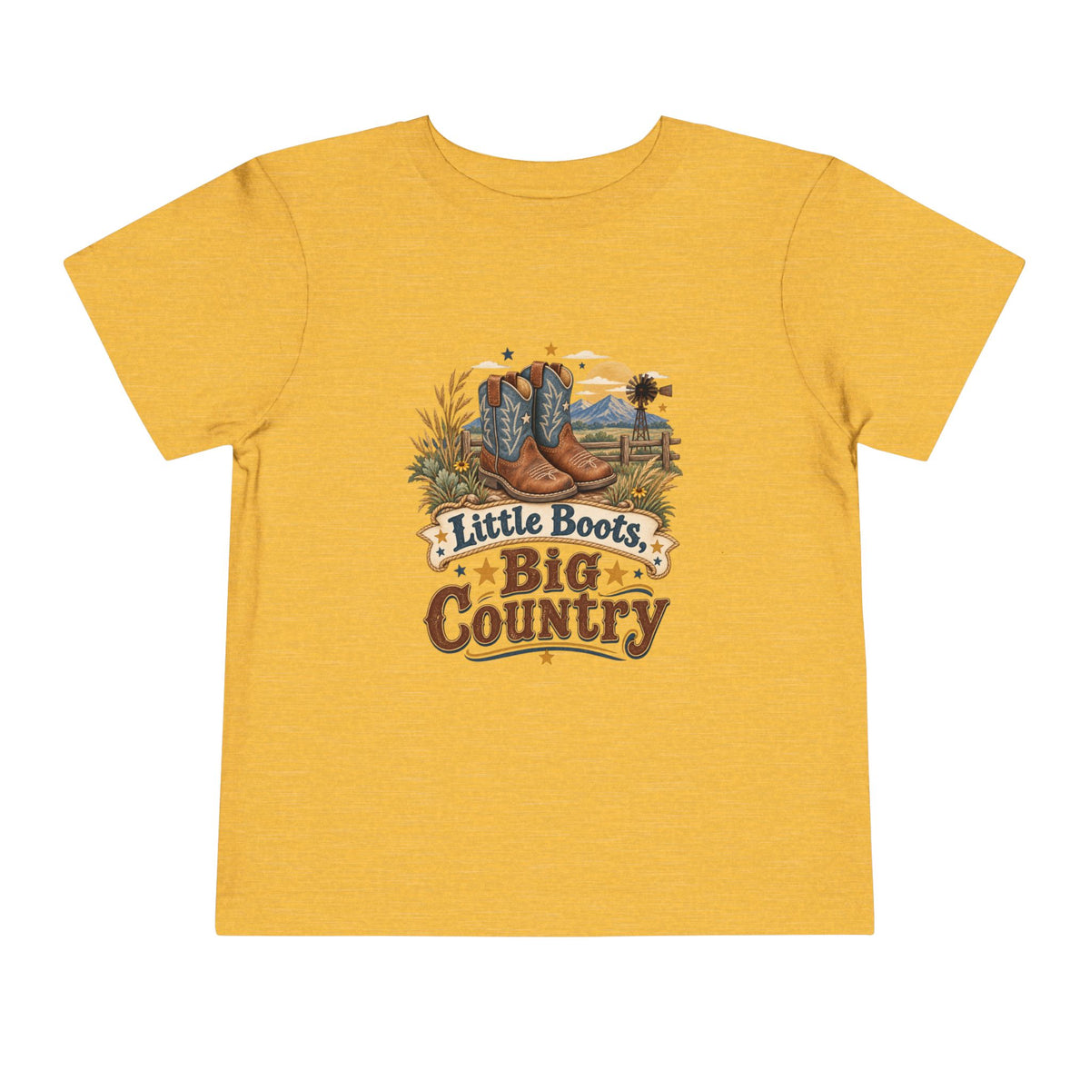 Little Boots Big Country Toddler Tee