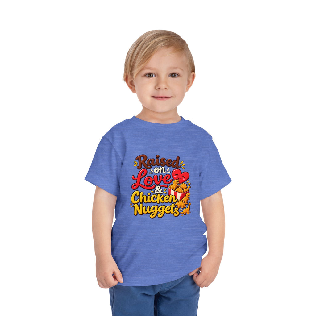 Raised on Love & Chicken Nuggets Toddler Tee