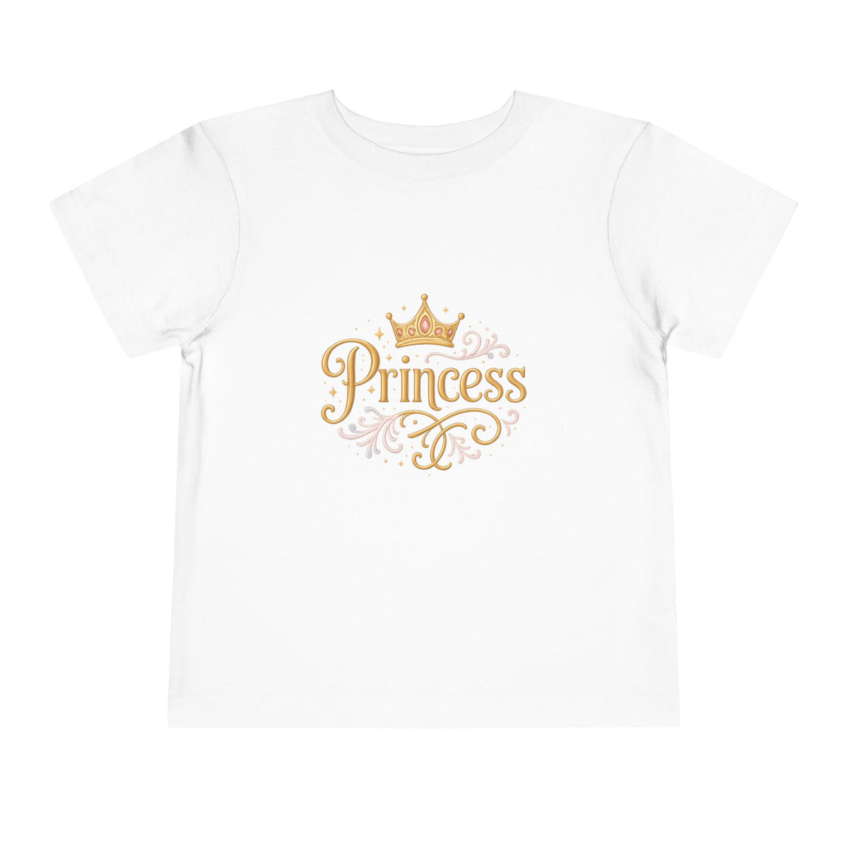 Princess Shirt for Girls, Pink Toddler Graphic Tee, Crown Birthday Outfit, Little Princess Gift, Cute Girls T-Shirt