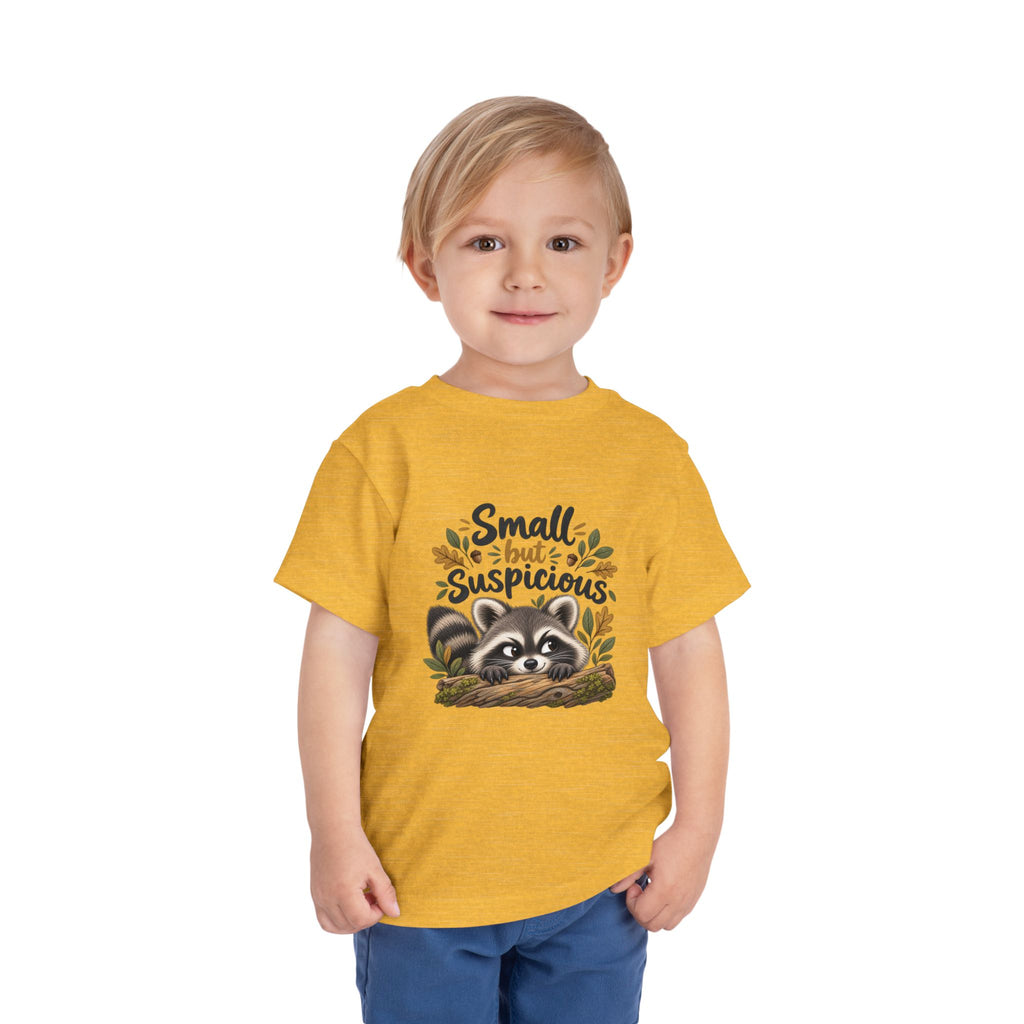 Small but Suspicious Raccoon Toddler Tee