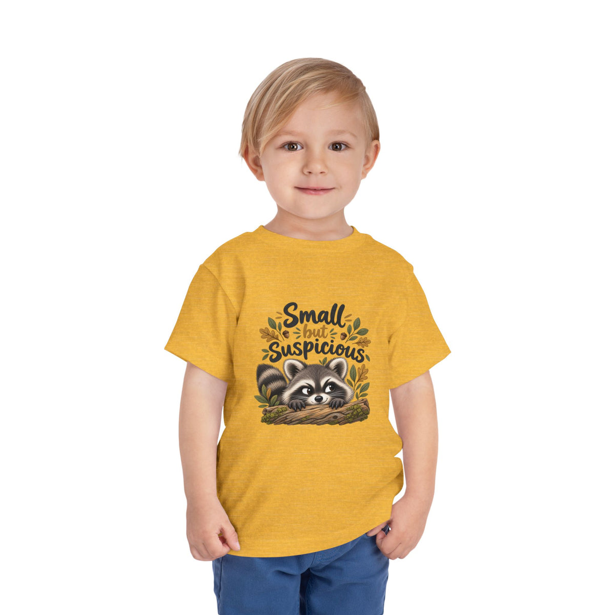 Small but Suspicious Raccoon Toddler Tee