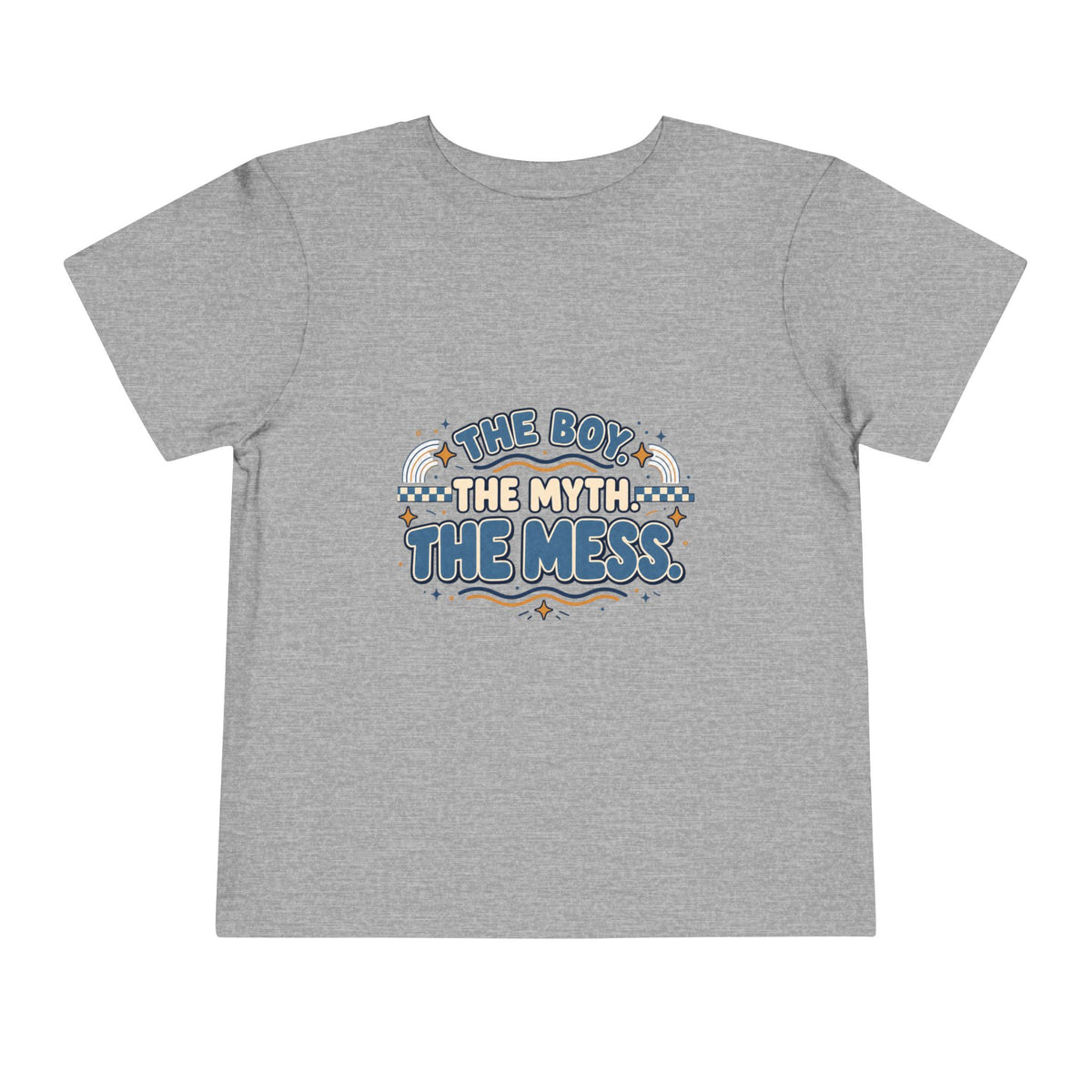 Toddler Tee "The Boy, The Myth, The Mess" — Funny Kids Graphic Shirt
