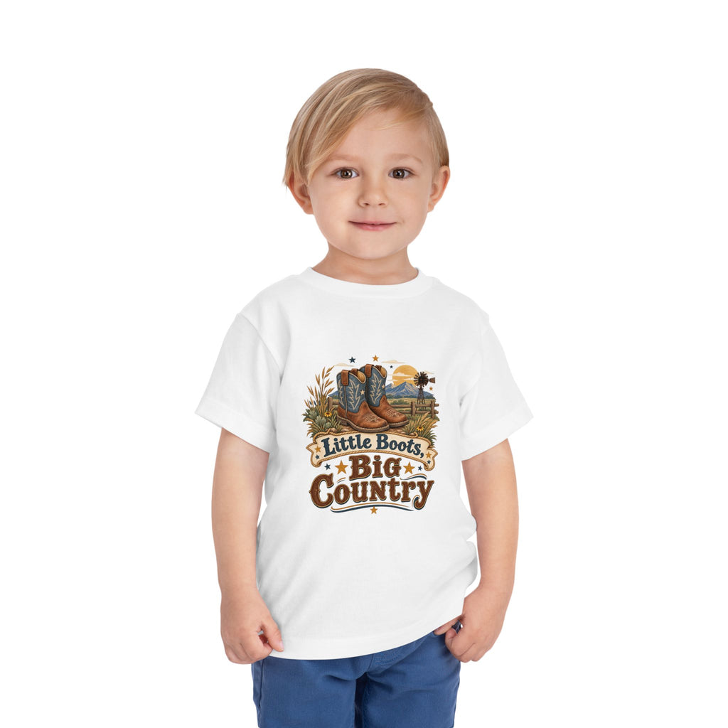 Little Boots Big Country Toddler Tee