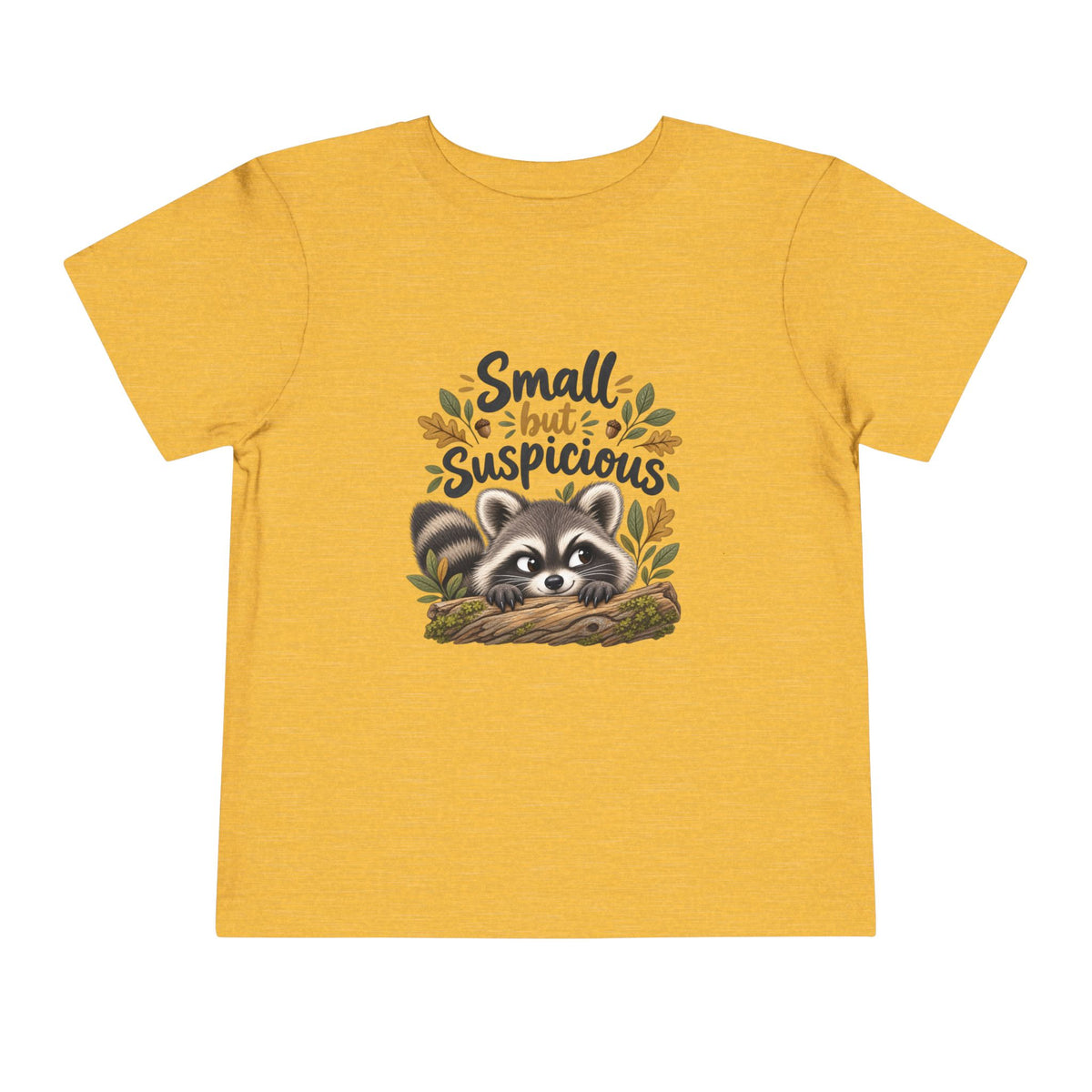 Small but Suspicious Raccoon Toddler Tee