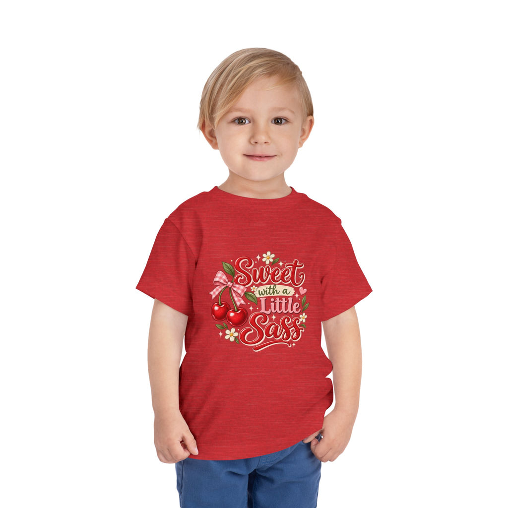 Sweet with a Little Sass Toddler Tee