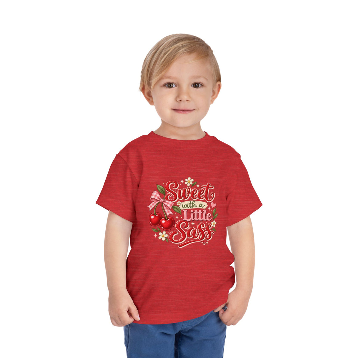 Sweet with a Little Sass Toddler Tee
