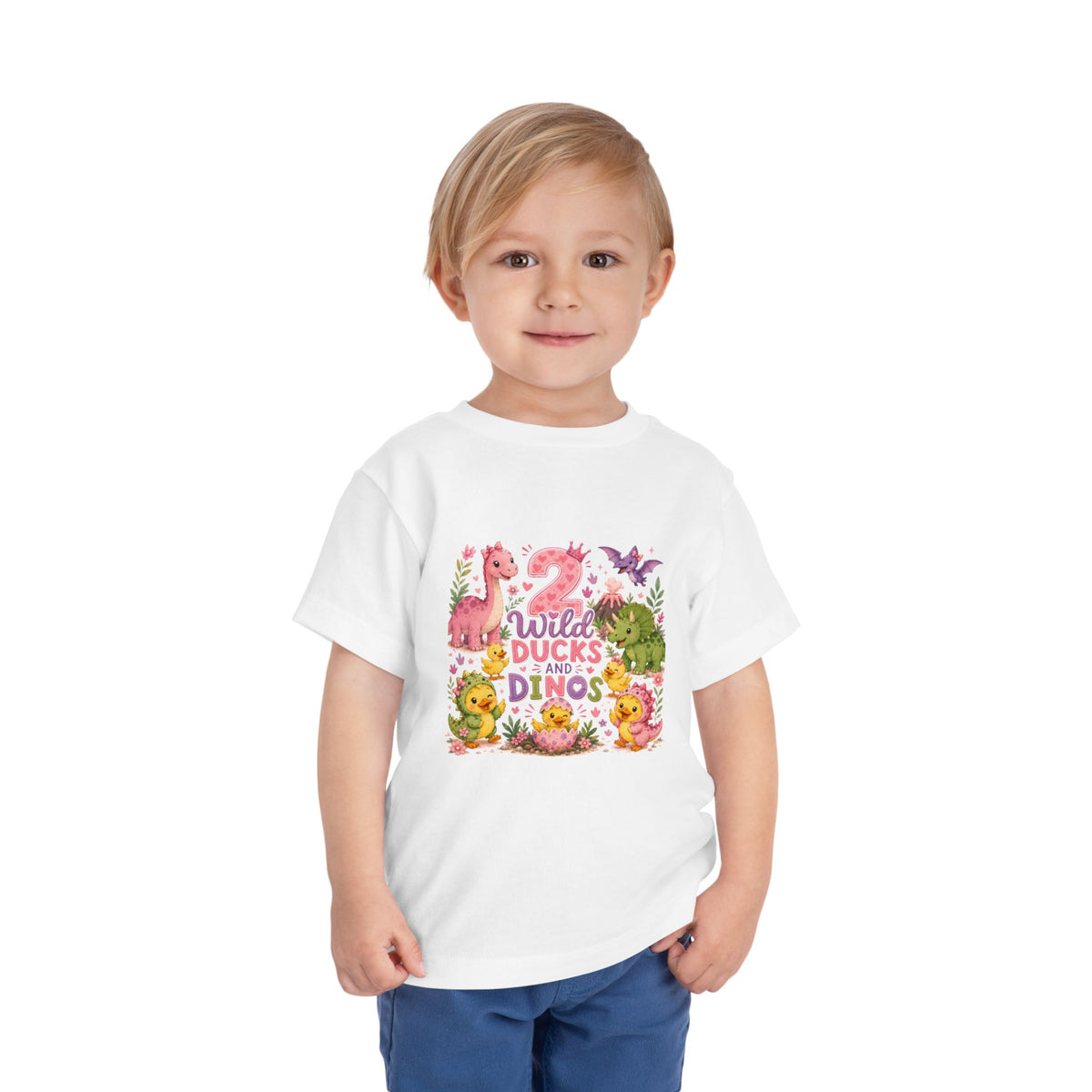 2 Wild Ducks and Dinos Toddler Tee