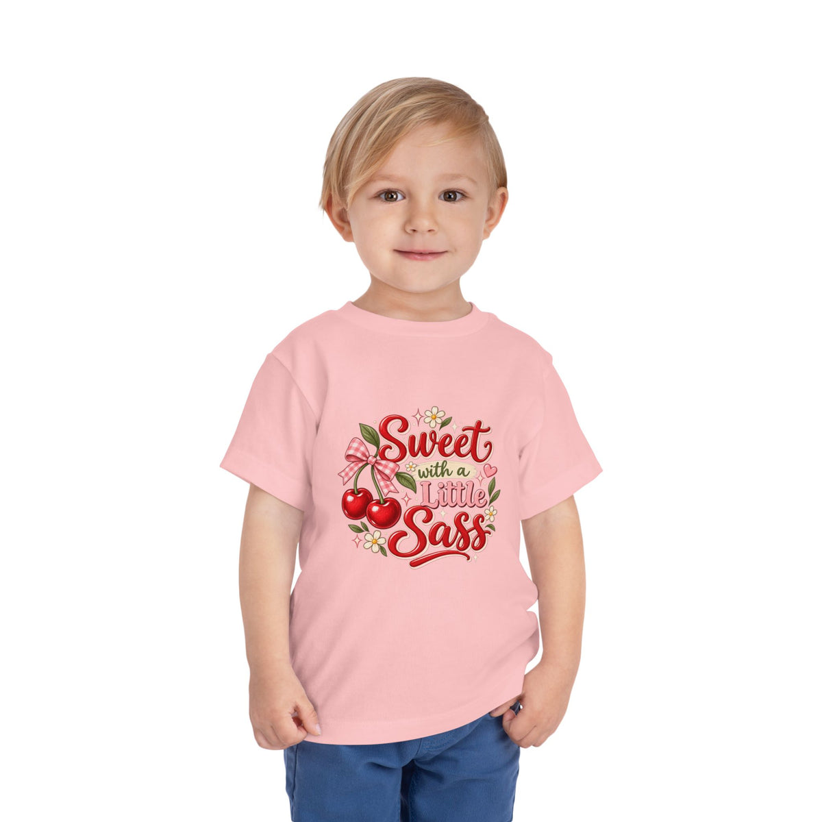 Sweet with a Little Sass Toddler Tee