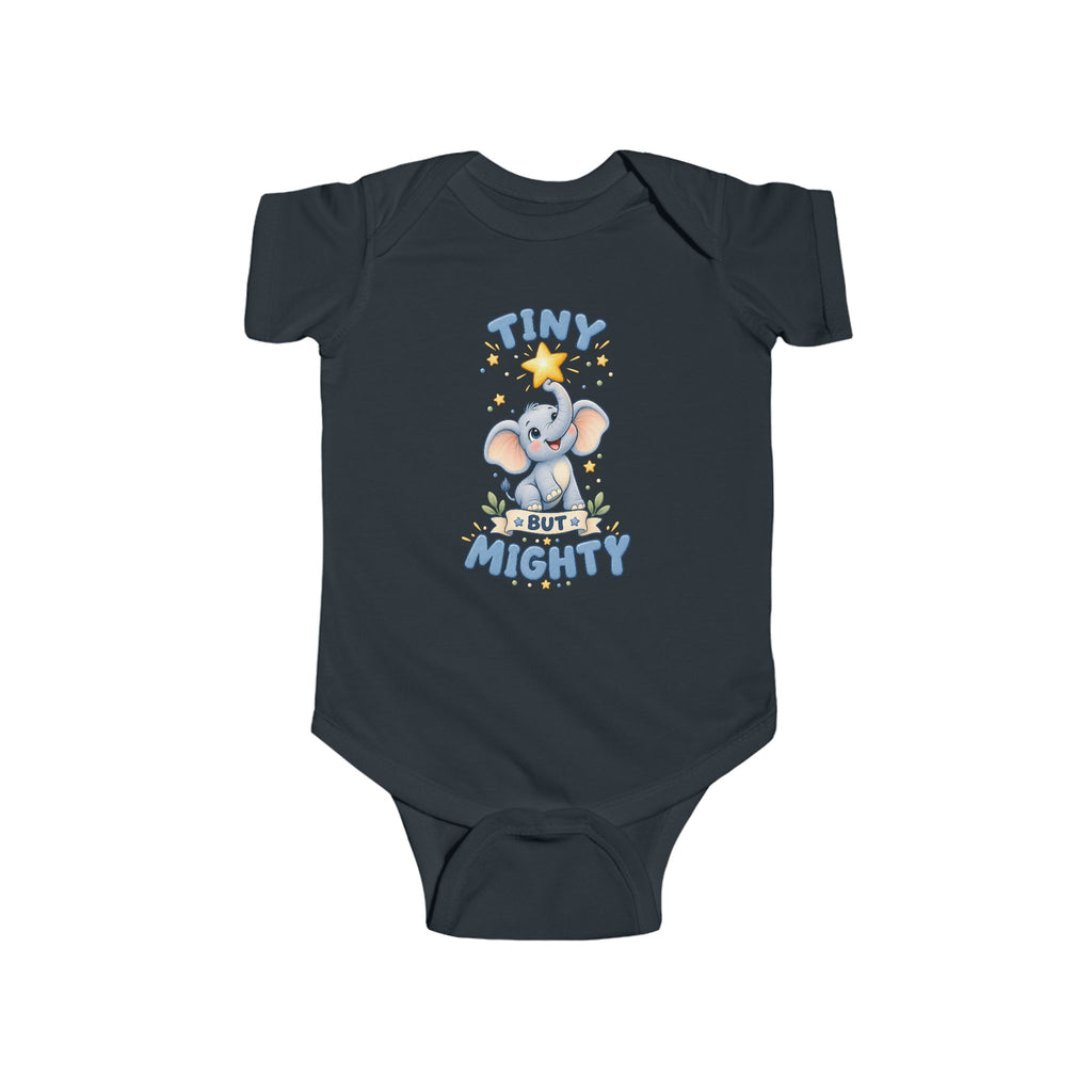Tiny But mighty elephant onesie