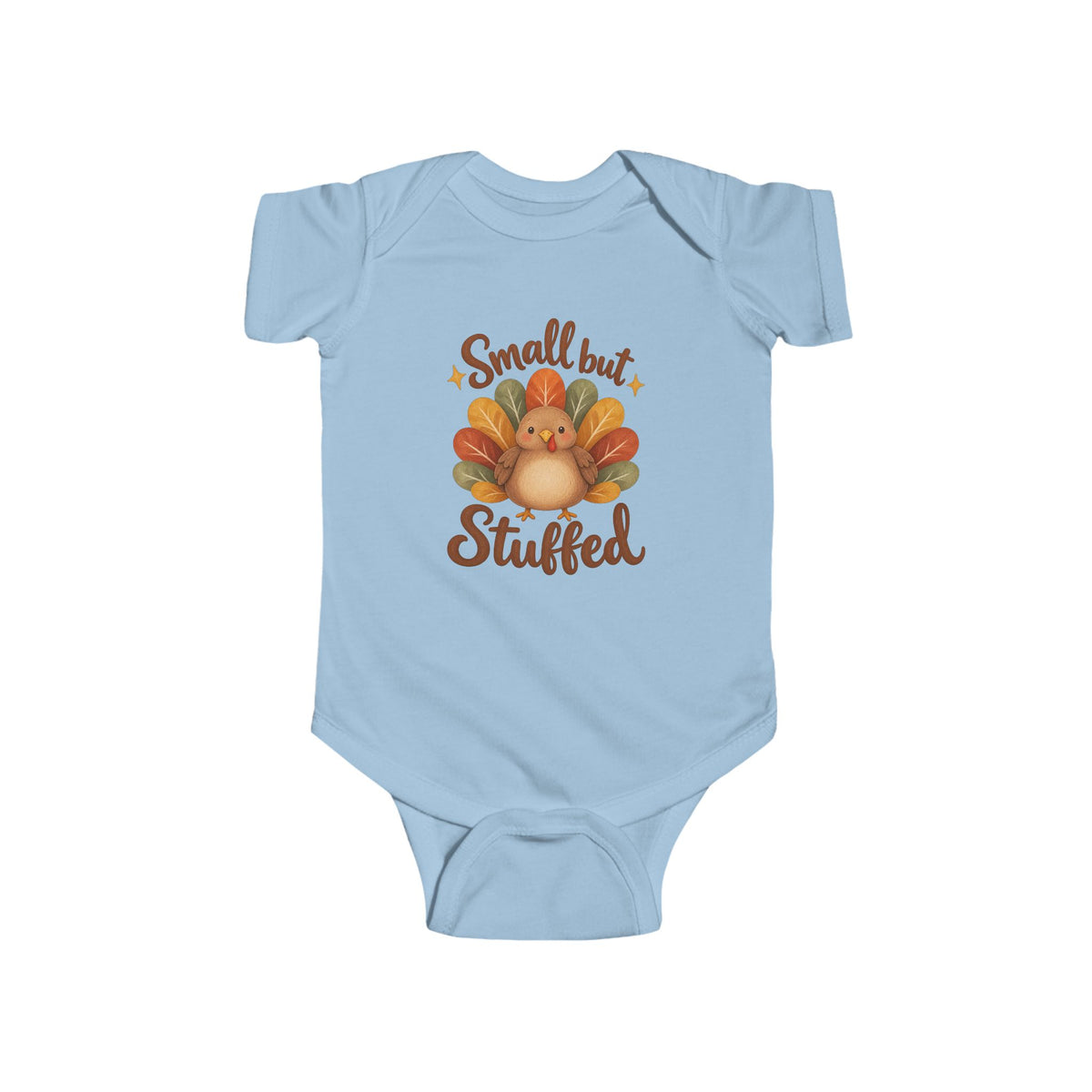 Small But Stuffed Turkey Infant Bodysuit