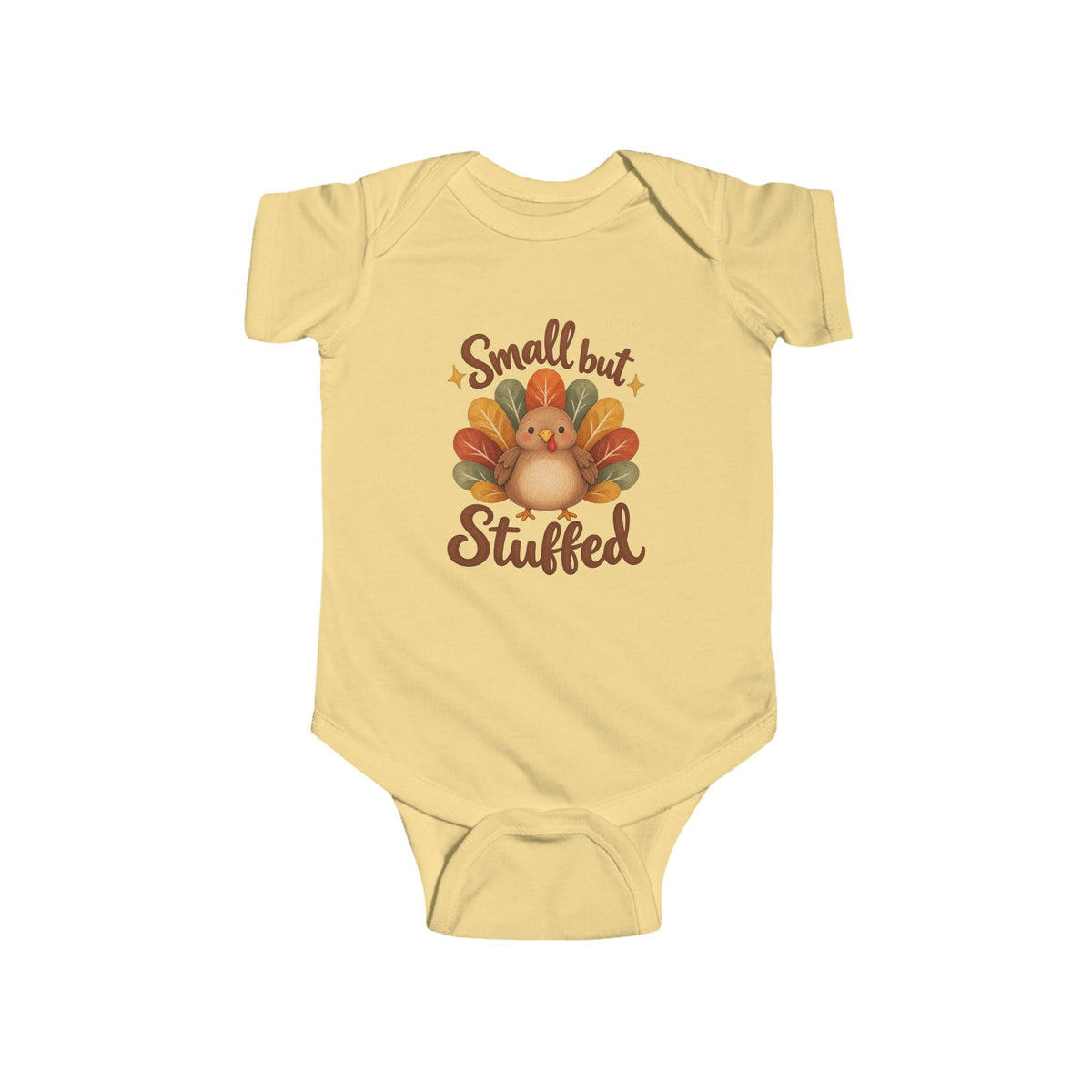 Small But Stuffed Turkey Infant Bodysuit