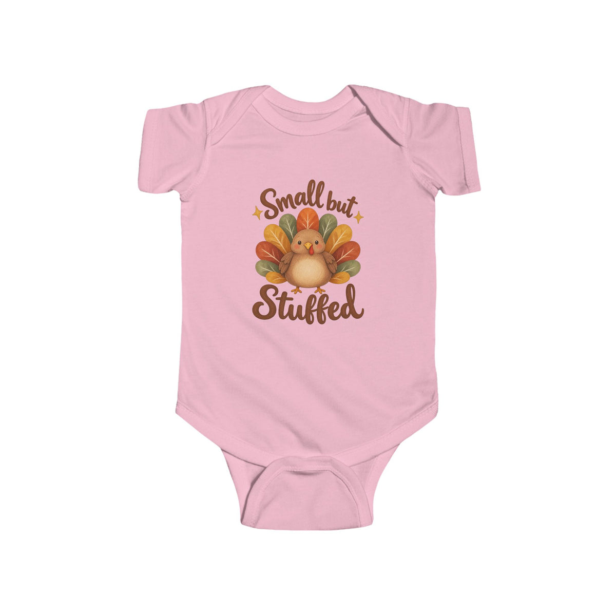 Small But Stuffed Turkey Infant Bodysuit