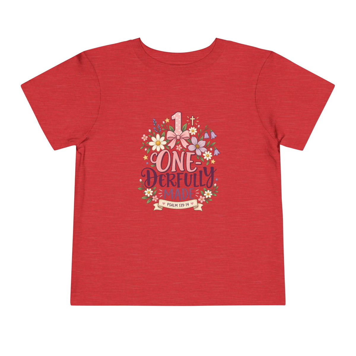 One-derfully Made 1st Birthday Toddler Tee