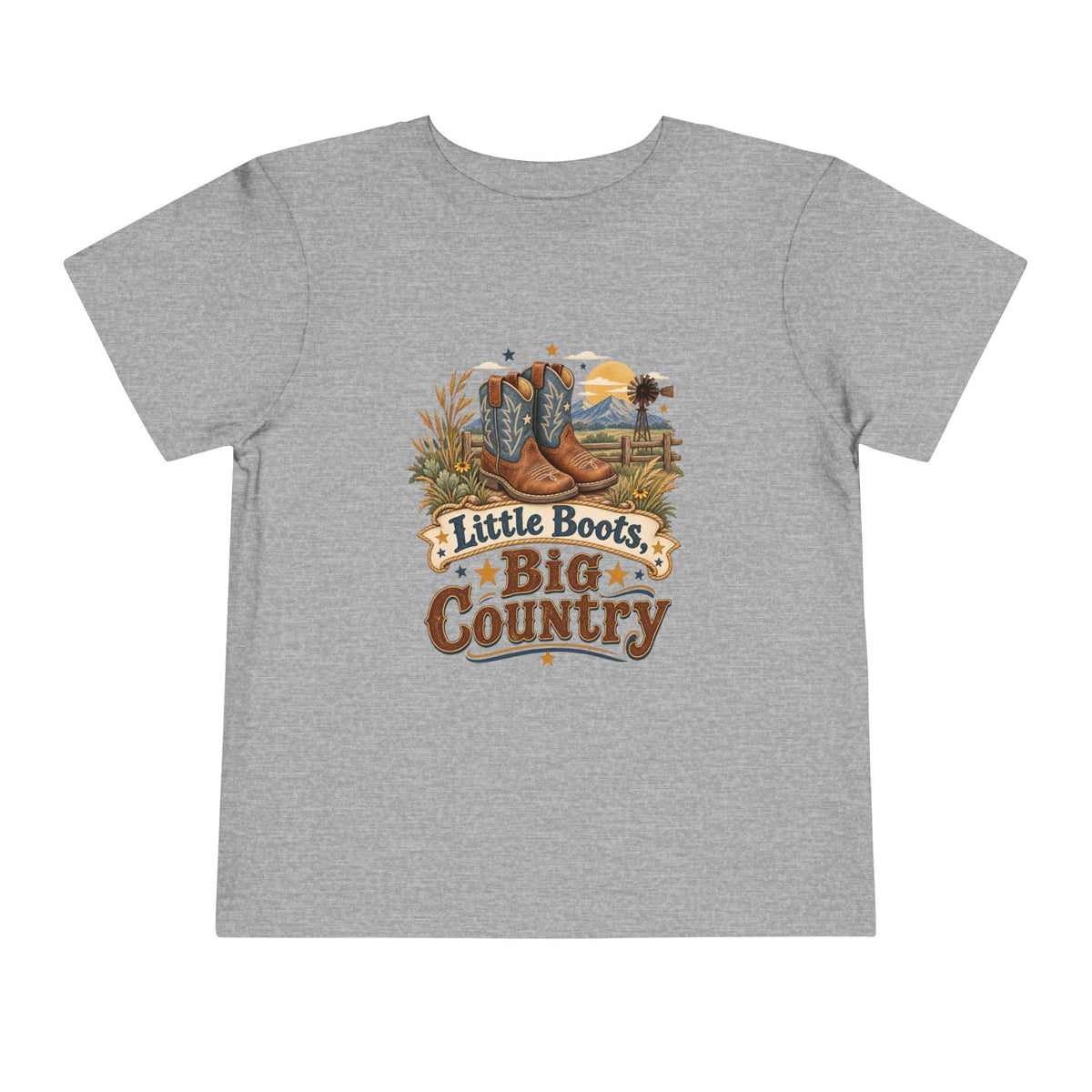 Little Boots Big Country Toddler Tee