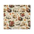 Halloween Construction Baby Blanket, Costume Truck Nursery Blanket, Excavator Fire Truck and Dump Truck Fall Baby Gift