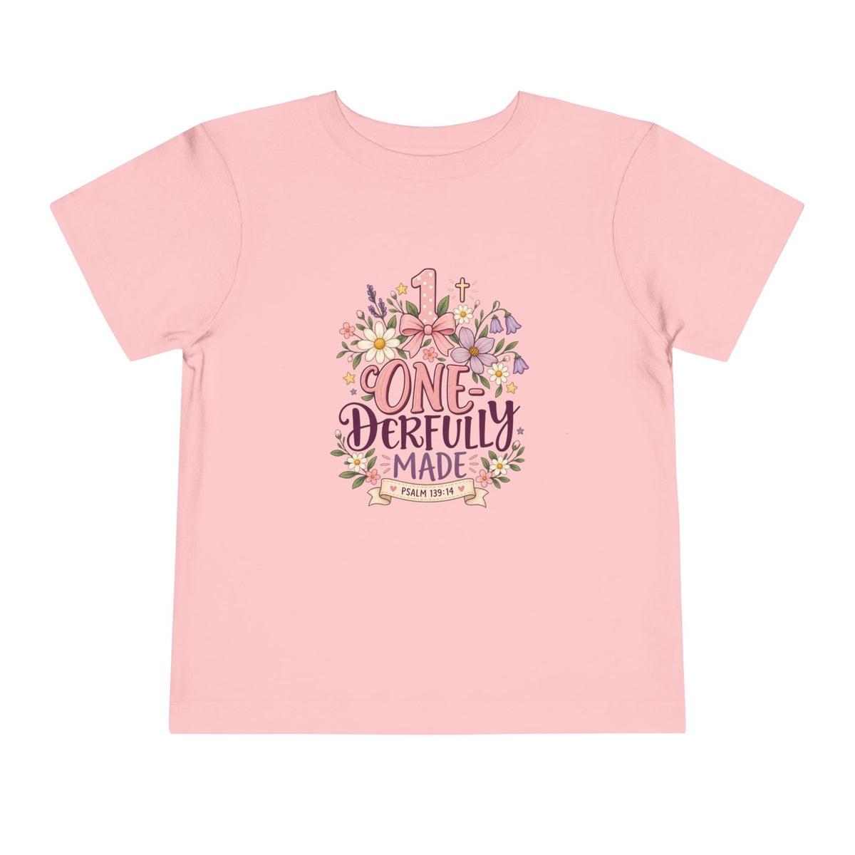 One-derfully Made 1st Birthday Toddler Tee