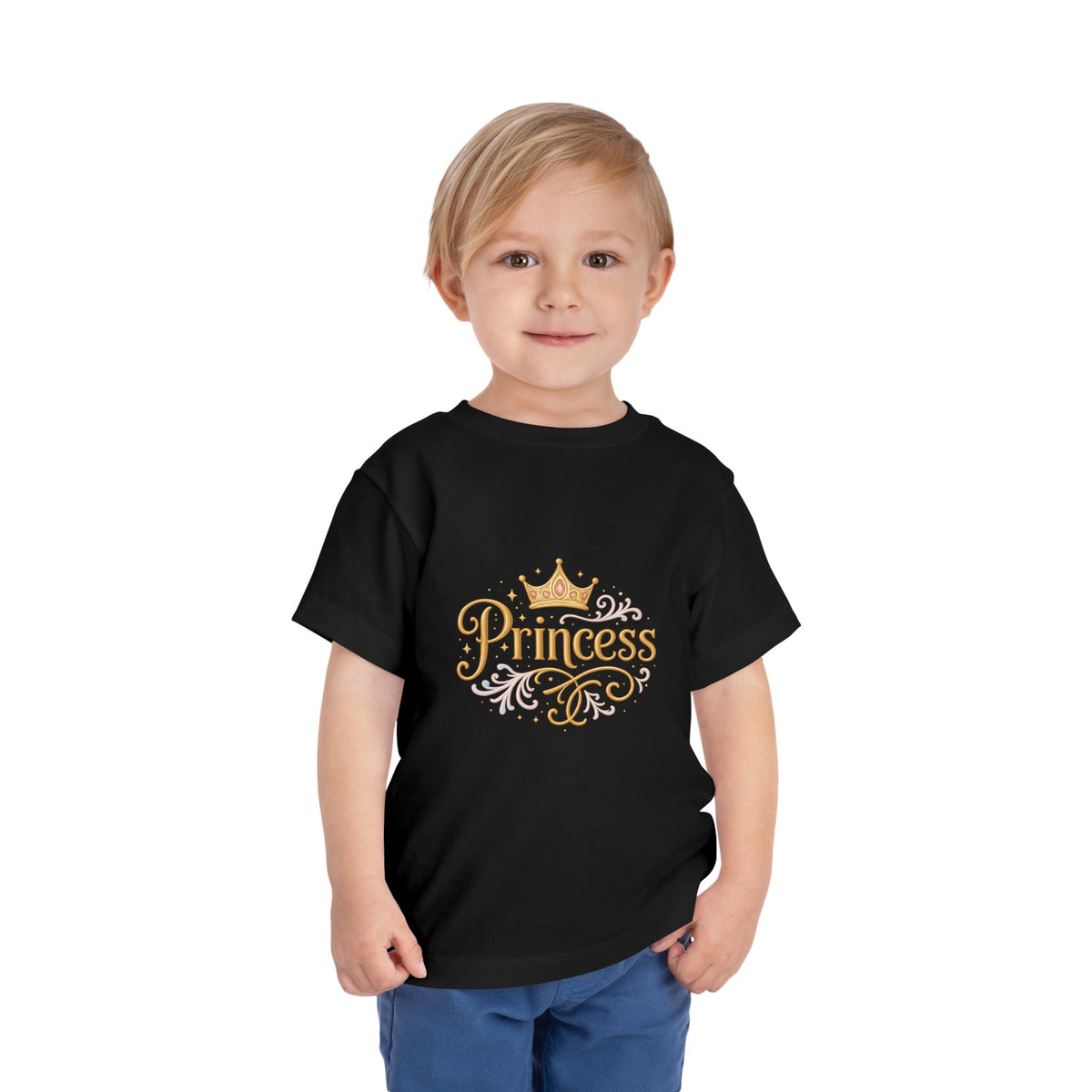 Princess Shirt for Girls, Pink Toddler Graphic Tee, Crown Birthday Outfit, Little Princess Gift, Cute Girls T-Shirt