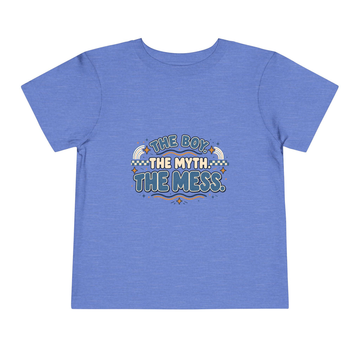 Toddler Tee "The Boy, The Myth, The Mess" — Funny Kids Graphic Shirt