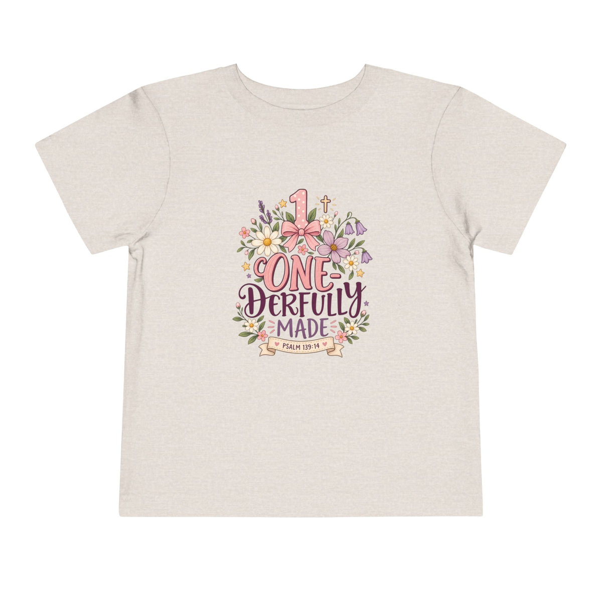 One-derfully Made 1st Birthday Toddler Tee