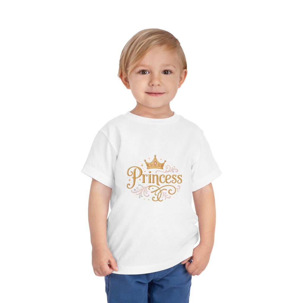 Princess Shirt for Girls, Pink Toddler Graphic Tee, Crown Birthday Outfit, Little Princess Gift, Cute Girls T-Shirt