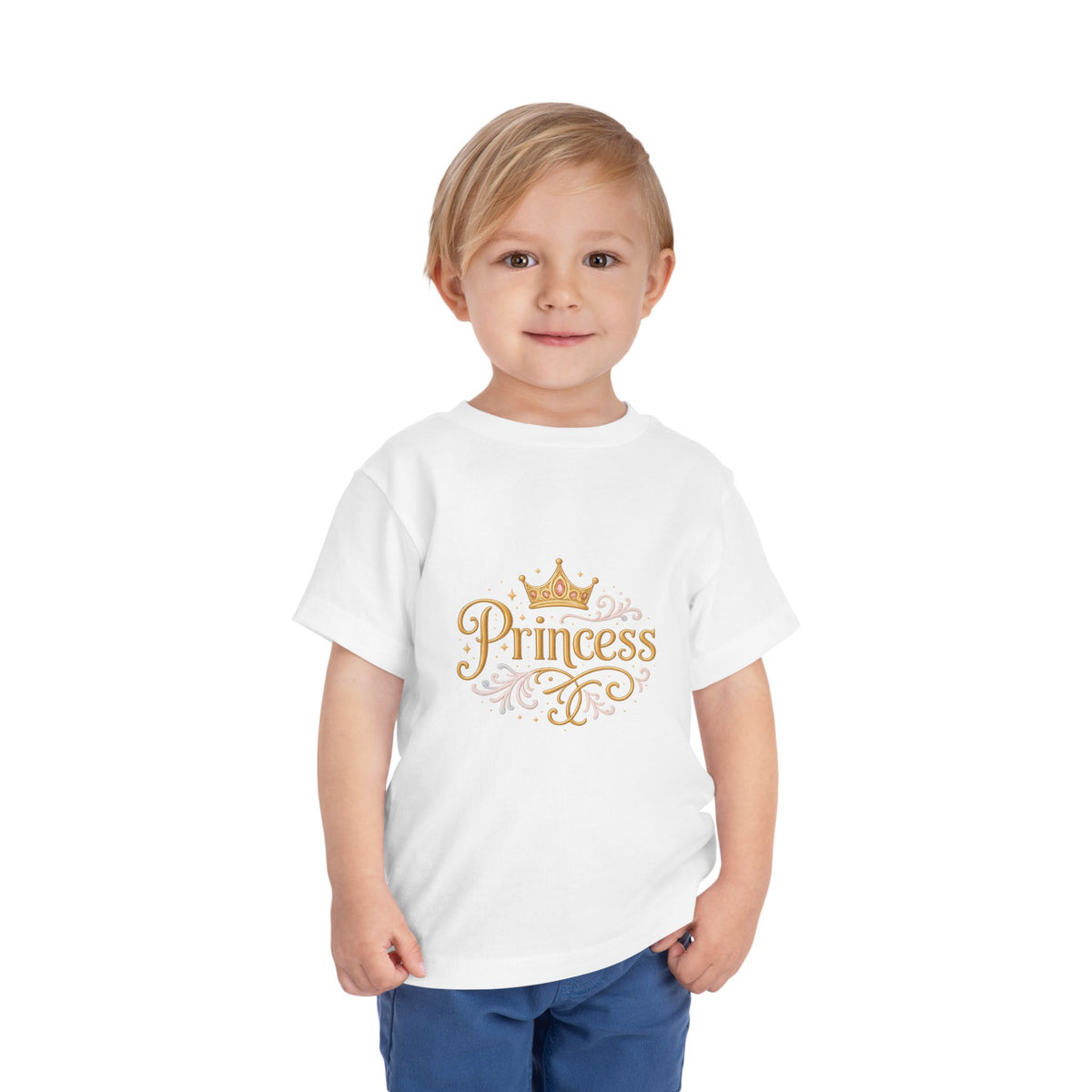 Princess Shirt for Girls, Pink Toddler Graphic Tee, Crown Birthday Outfit, Little Princess Gift, Cute Girls T-Shirt