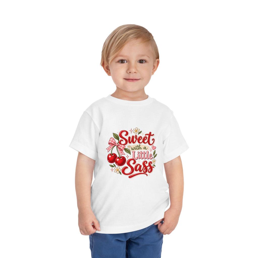 Sweet with a Little Sass Toddler Tee