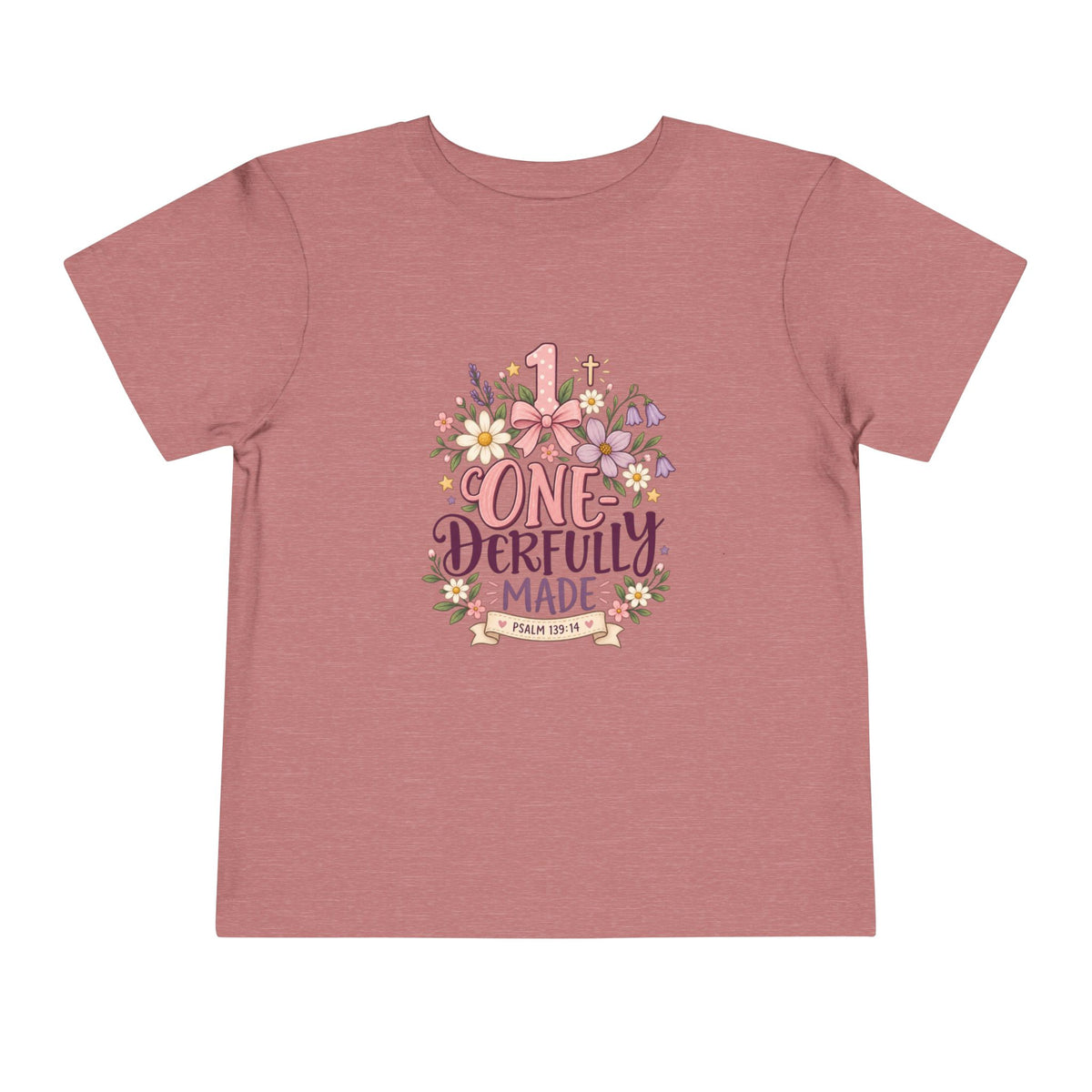 One-derfully Made 1st Birthday Toddler Tee