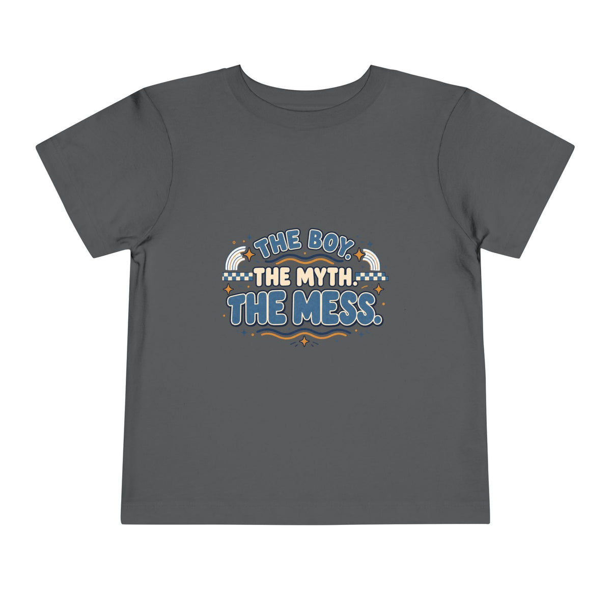 Toddler Tee "The Boy, The Myth, The Mess" — Funny Kids Graphic Shirt