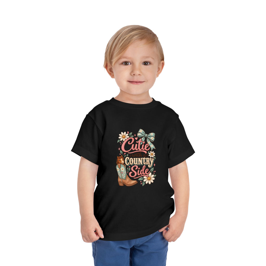 Cutie with a Country Side Toddler Tee