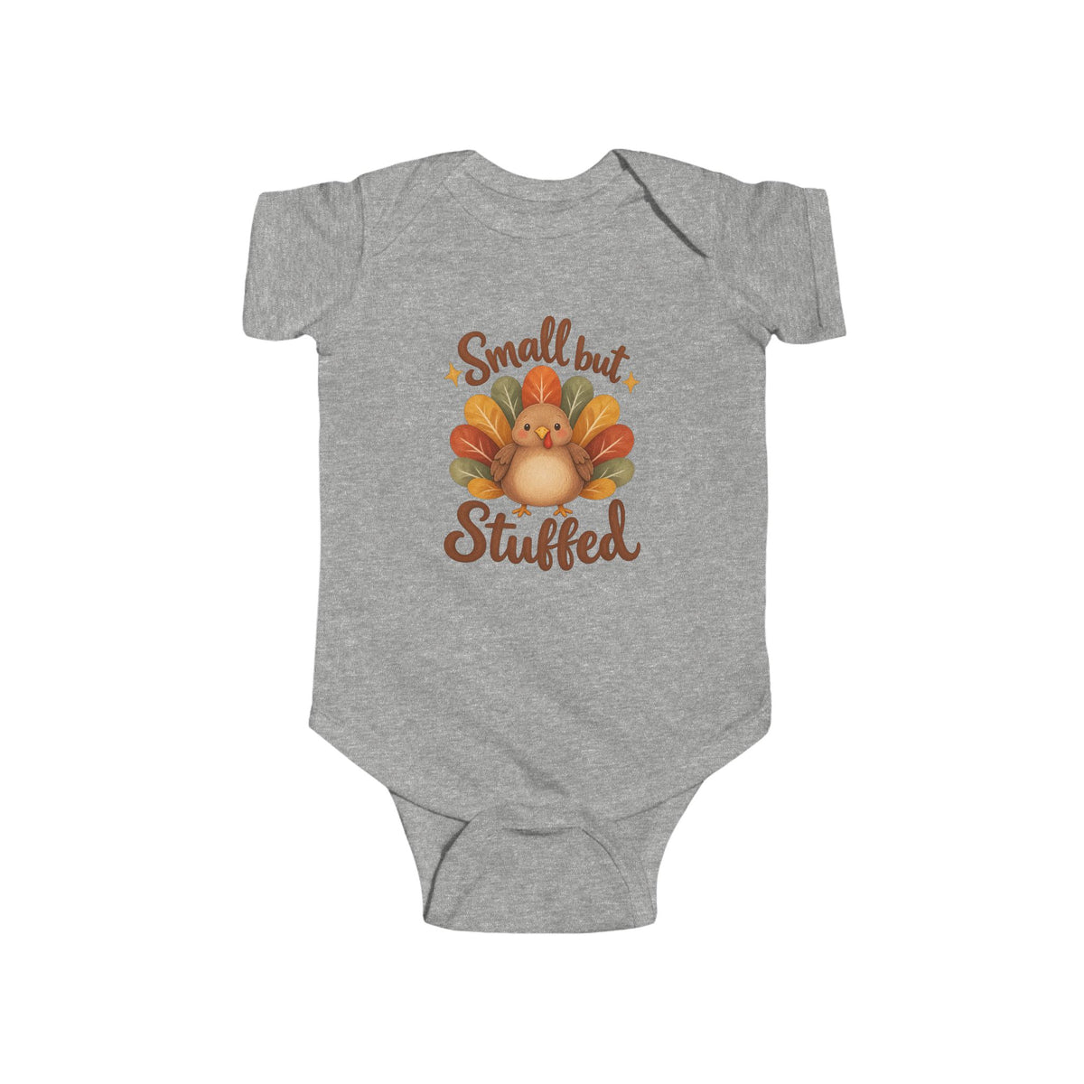 Small But Stuffed Turkey Infant Bodysuit