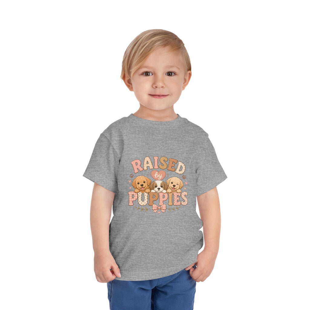 Raised by Puppies Toddler Tee