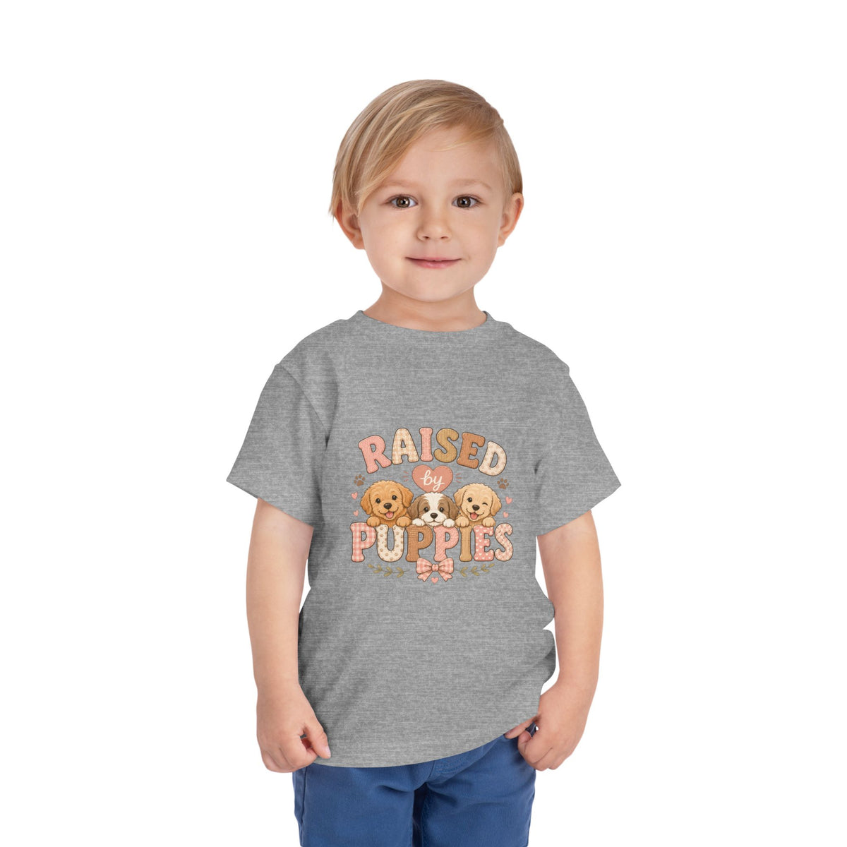 Raised by Puppies Toddler Tee