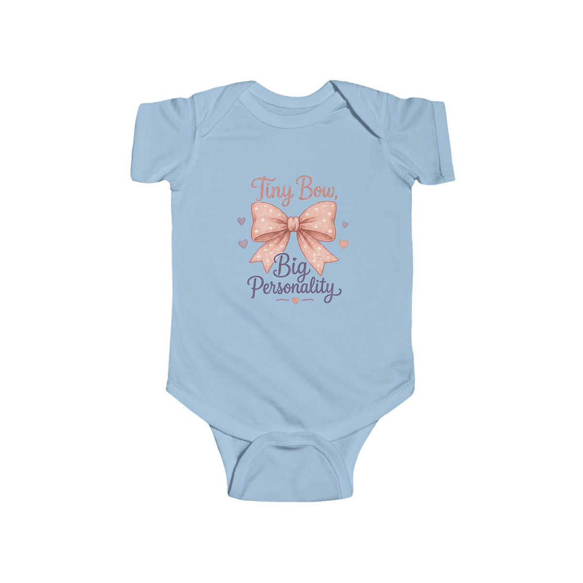Tiny Bow Big Personality Infant Bodysuit