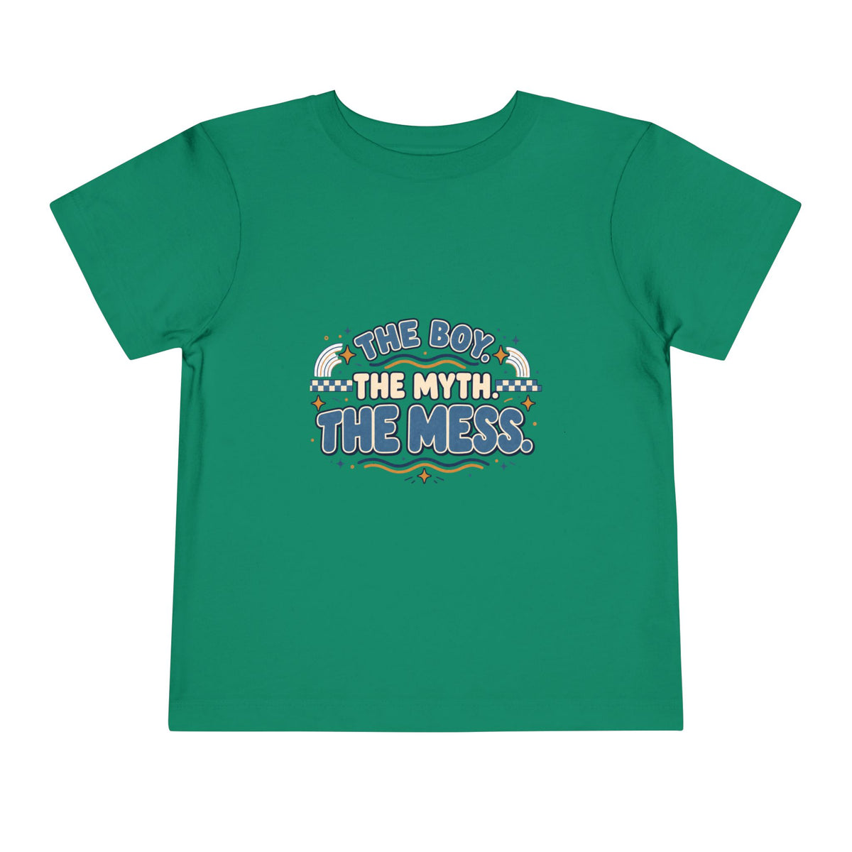 Toddler Tee "The Boy, The Myth, The Mess" — Funny Kids Graphic Shirt