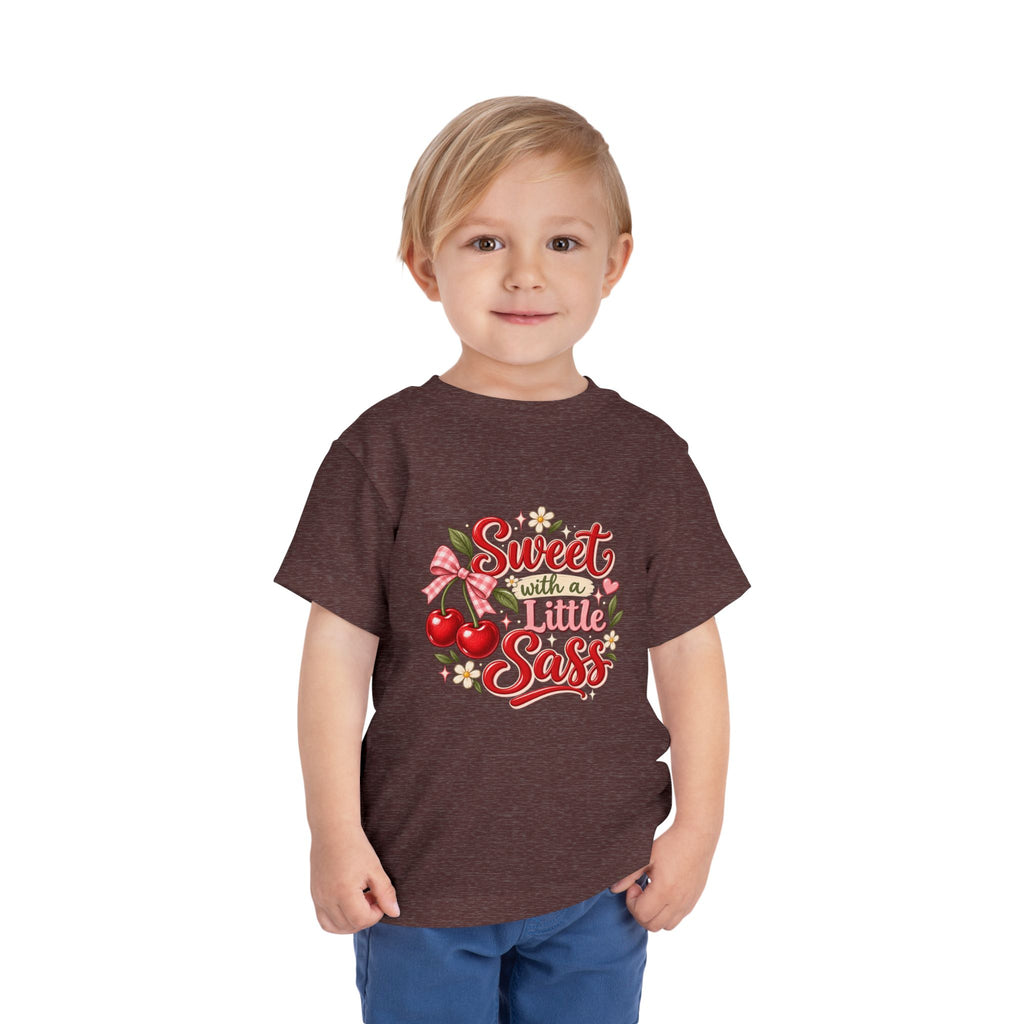 Sweet with a Little Sass Toddler Tee