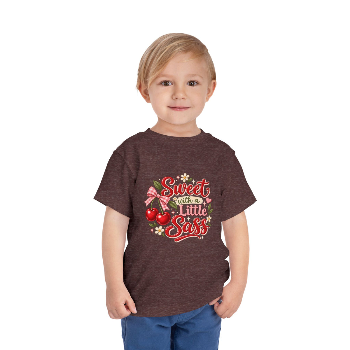 Sweet with a Little Sass Toddler Tee