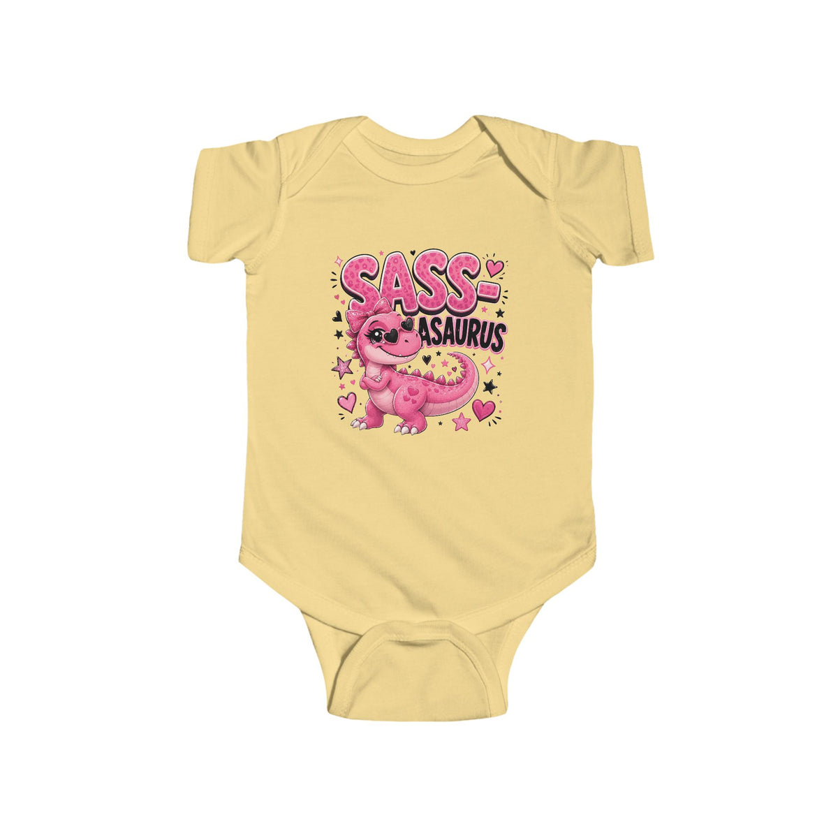 Sassasaurus Baby Bodysuit