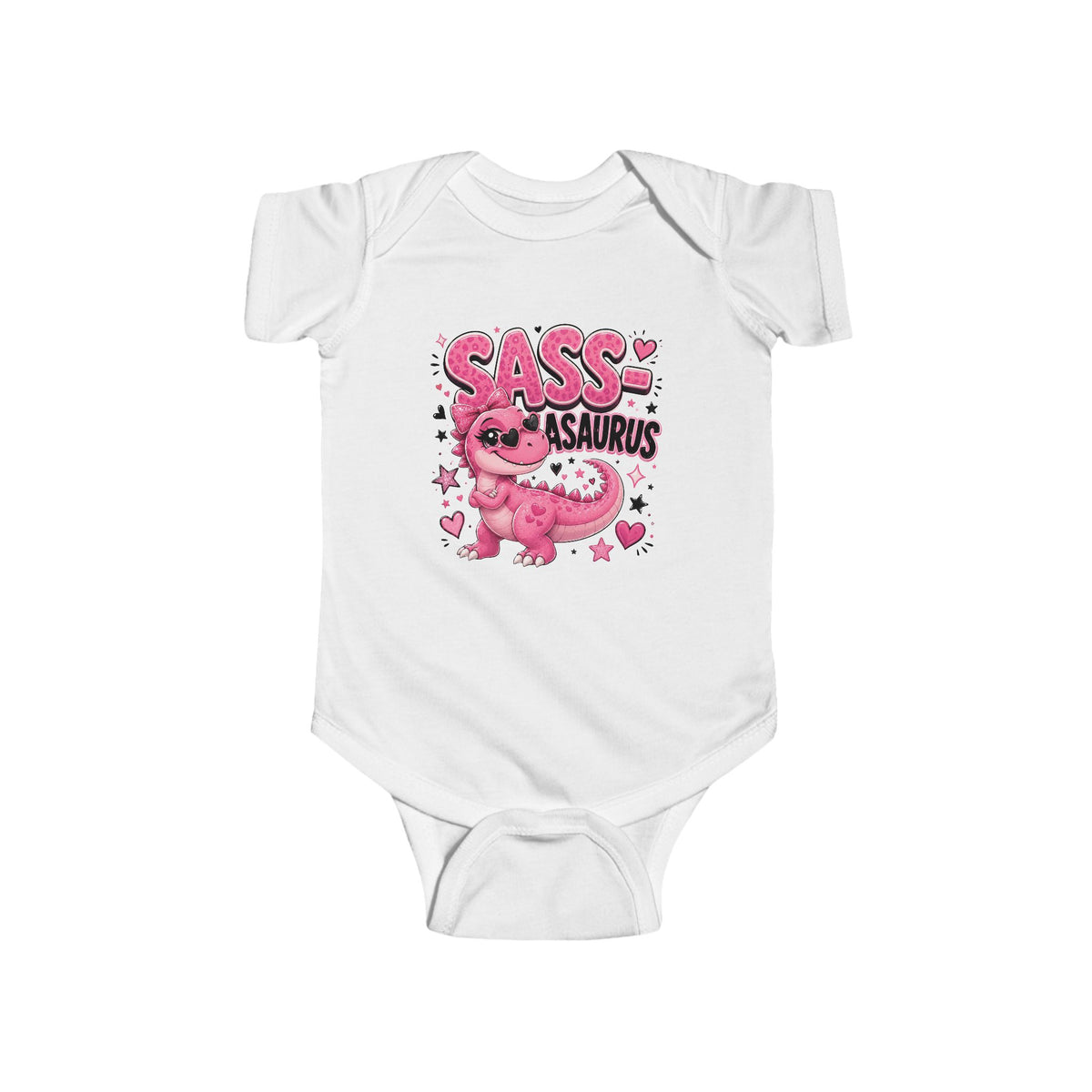 Sassasaurus Baby Bodysuit