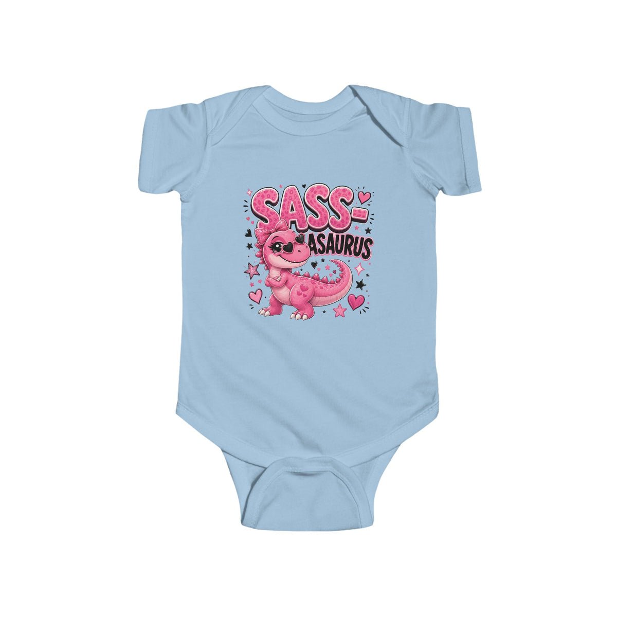 Sassasaurus Baby Bodysuit