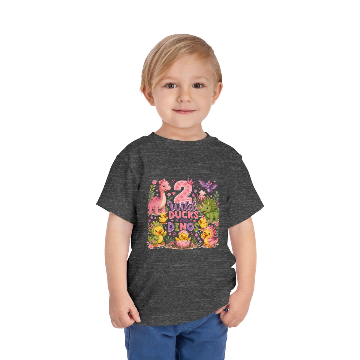 2 Wild Ducks and Dinos Toddler Tee