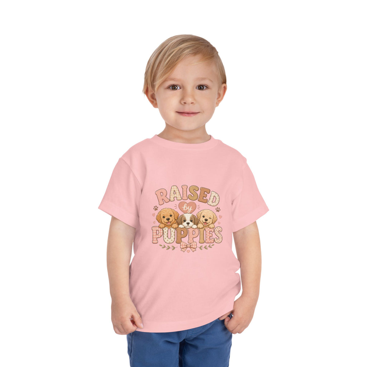 Raised by Puppies Toddler Tee