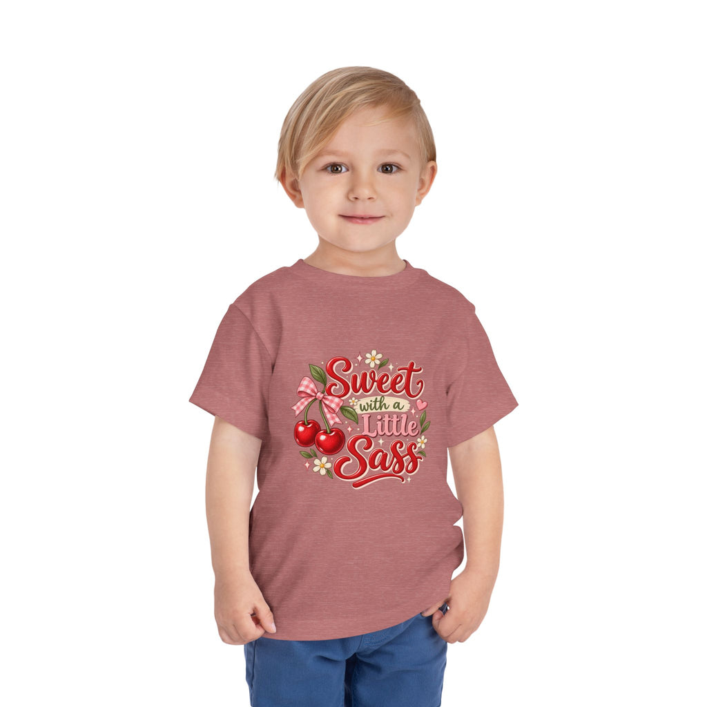 Sweet with a Little Sass Toddler Tee