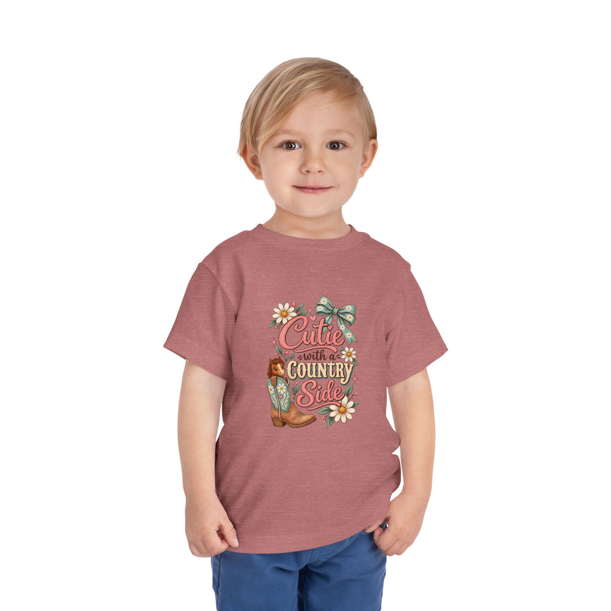 Cutie with a Country Side Toddler Tee